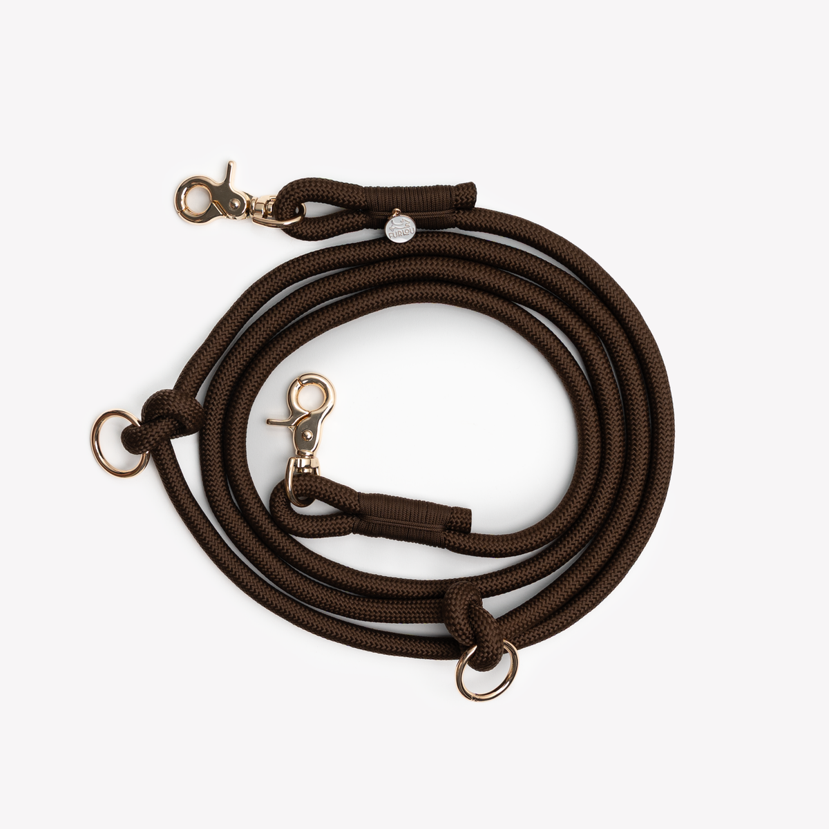Hands Free Rope Leash - Brown