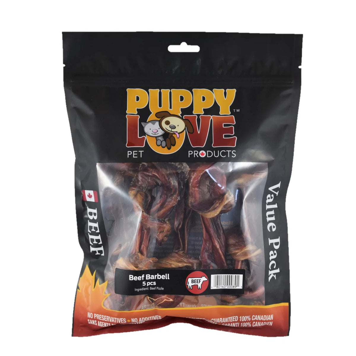 Beef Barbell Chew - 5 pack