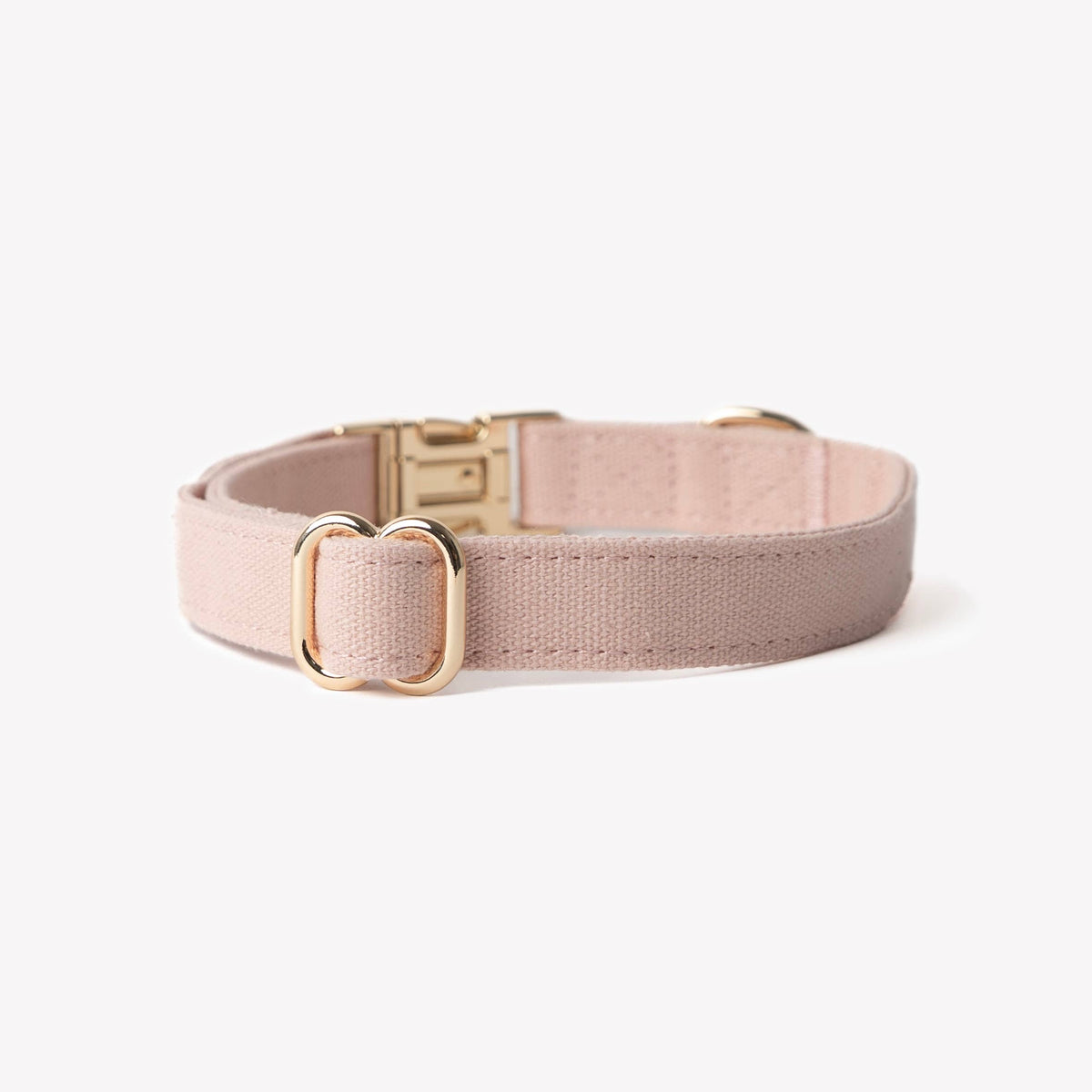 Canvas Dog Collar - Baby Pink