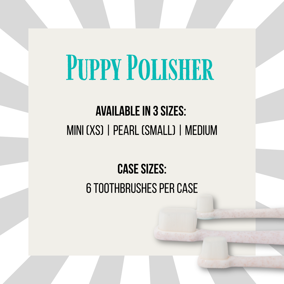 Puppy Polisher Mini Eco Toothbrush - Mini (Small)