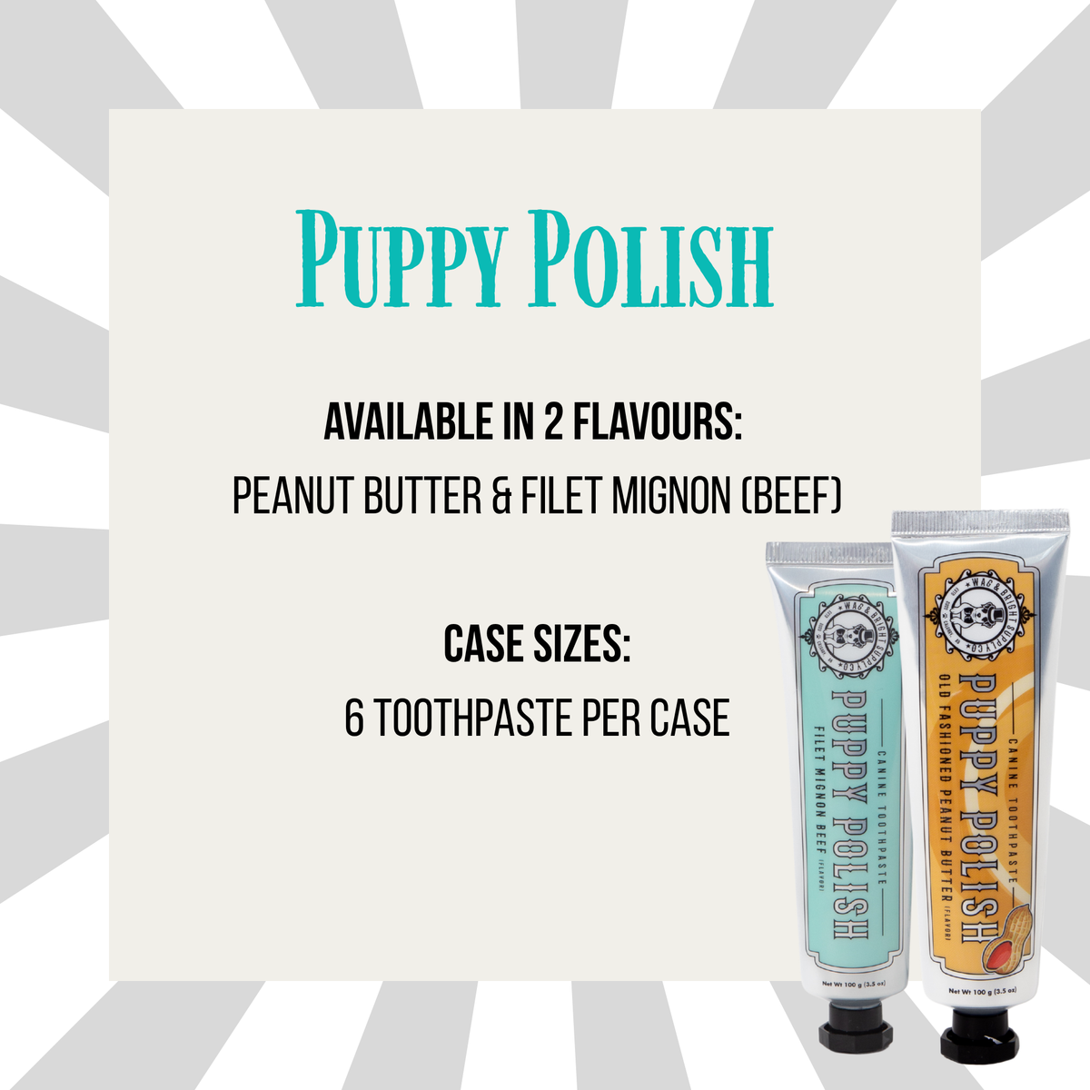 Puppy Polish Toothpaste - Filet Mignon (Beef)