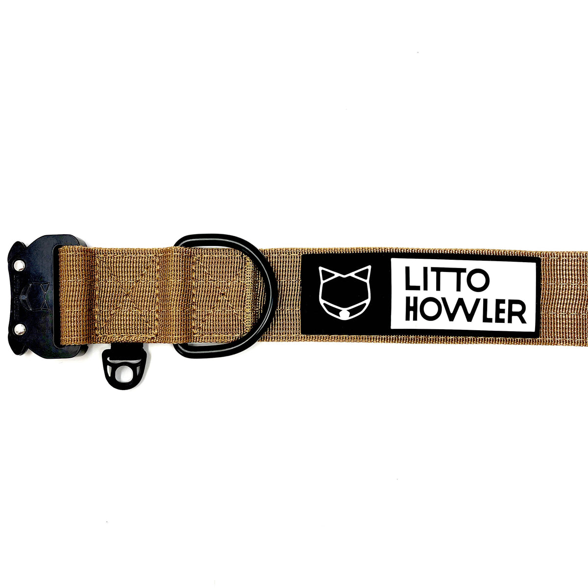 Howler Collar - 1 Inch Webbing Collar - Sand