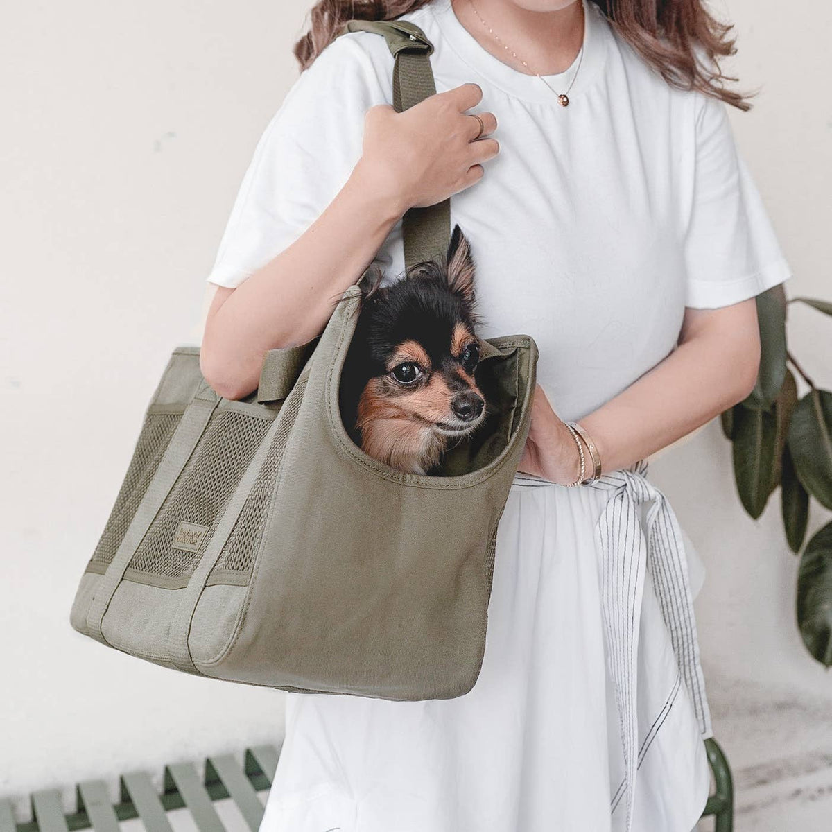 Subway Pet Carrier - Water Repellent Lightweight Canvas