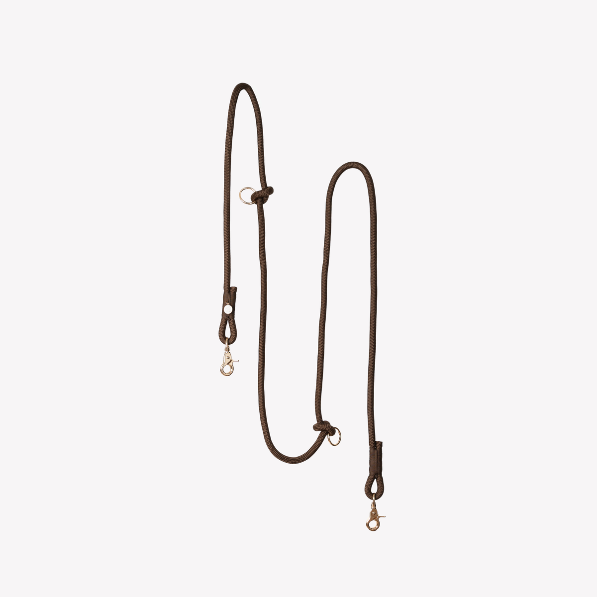 Hands Free Rope Leash - Brown