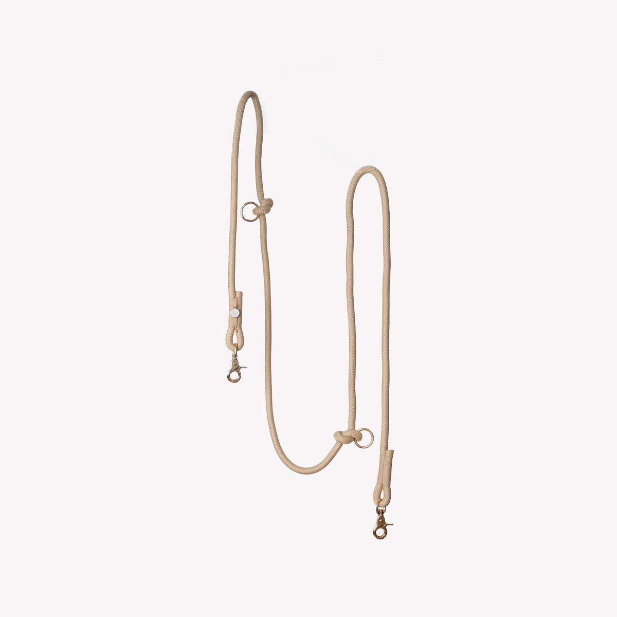 Hands Free Rope Leash - Tan