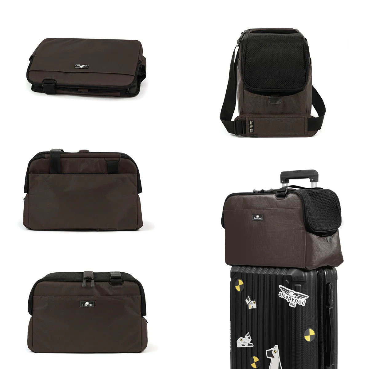 Sleepypod Atom Crash Tested Carrier - Chocolate Brown