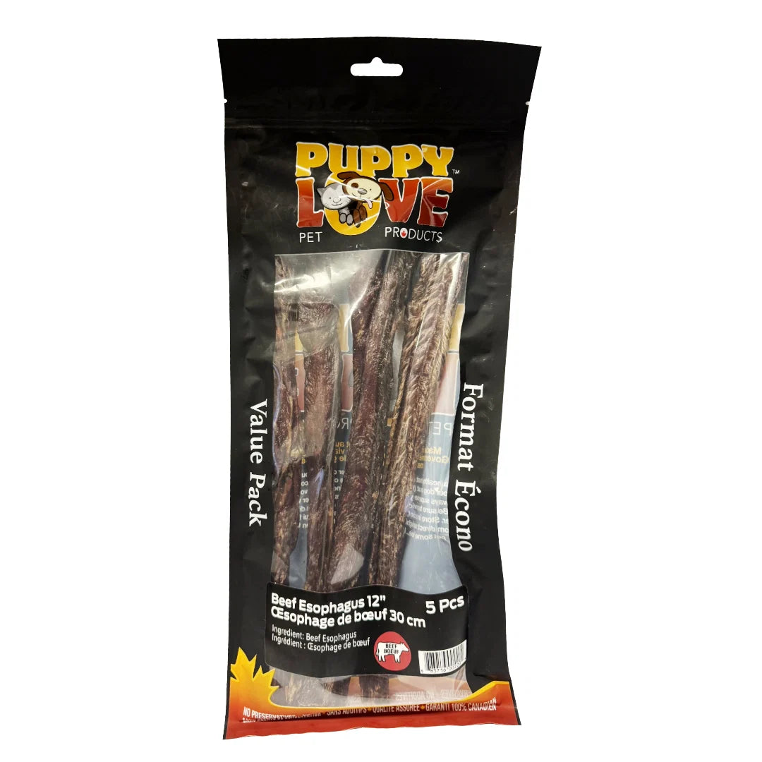 Beef Esophagus 12" - 5 Pack