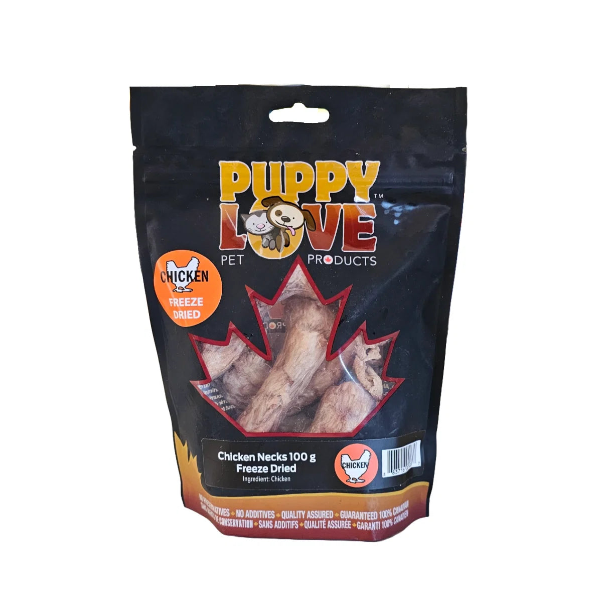 Freeze Dried Chicken Necks - 100g