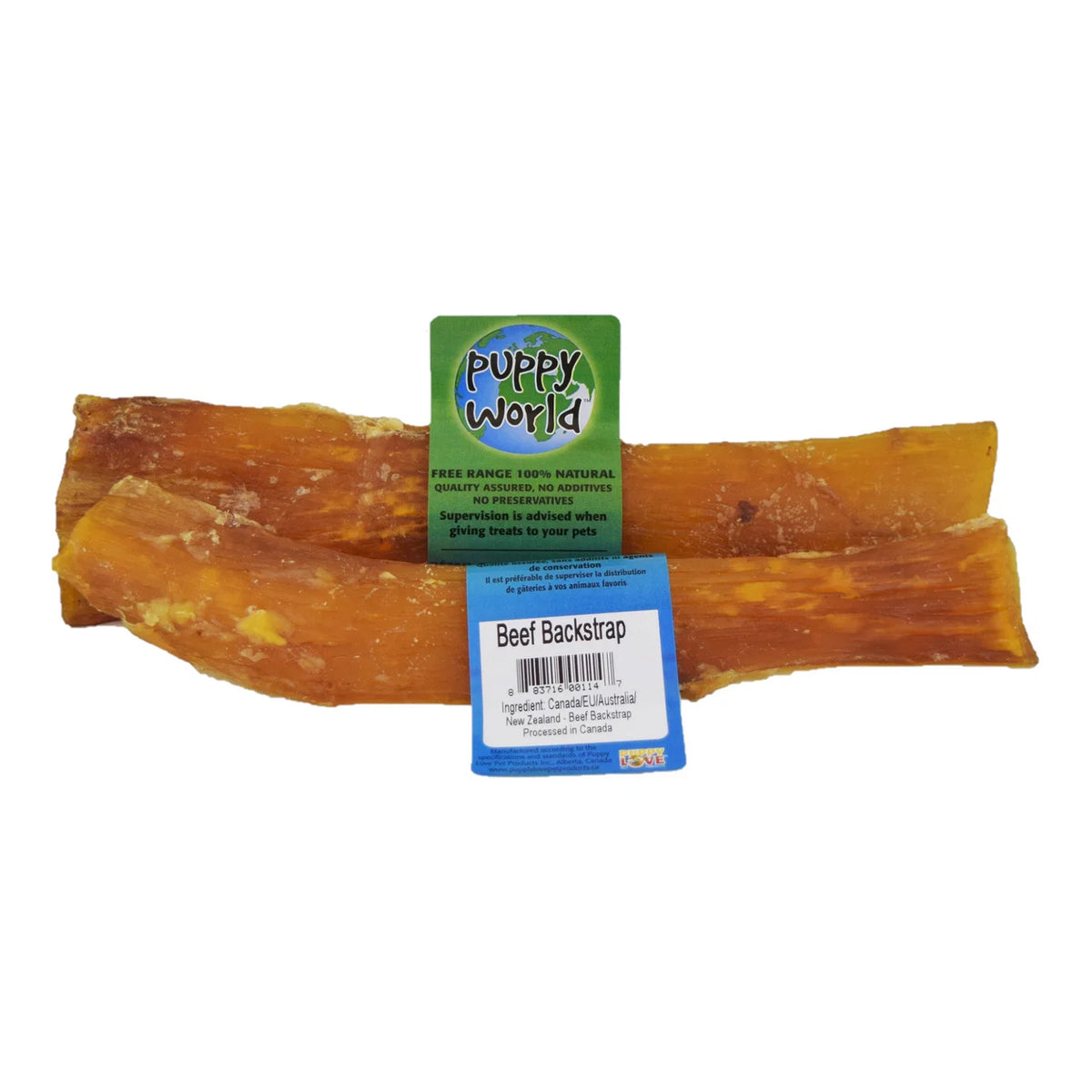 Puppy World Beef Backstrap - 1 piece