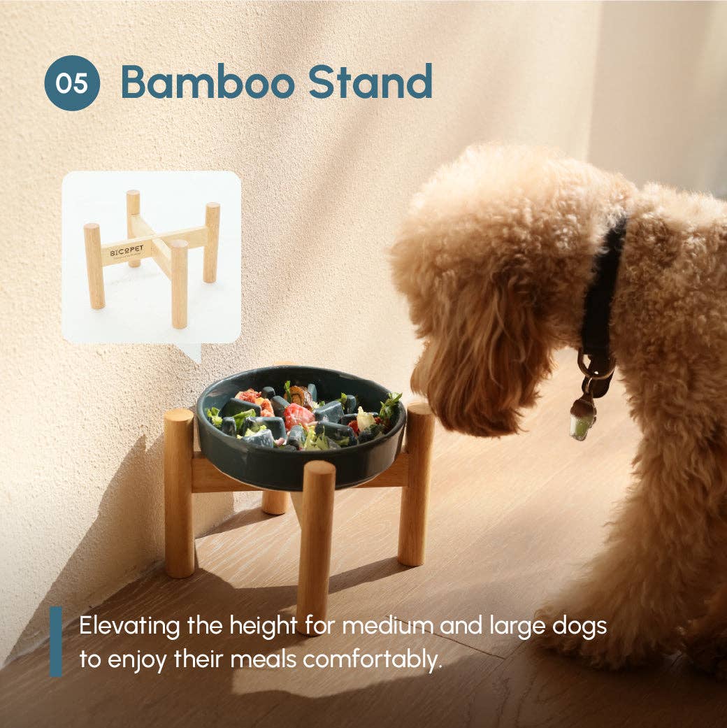 Slow Feeder Dog Bowl - Green