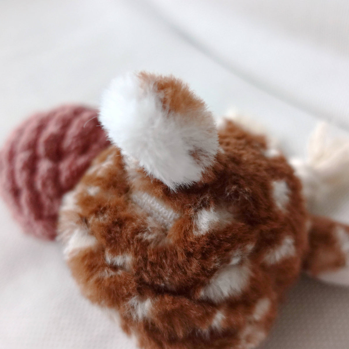 Fawn Pop Enrichment Dog Toy Squeaky Ball
