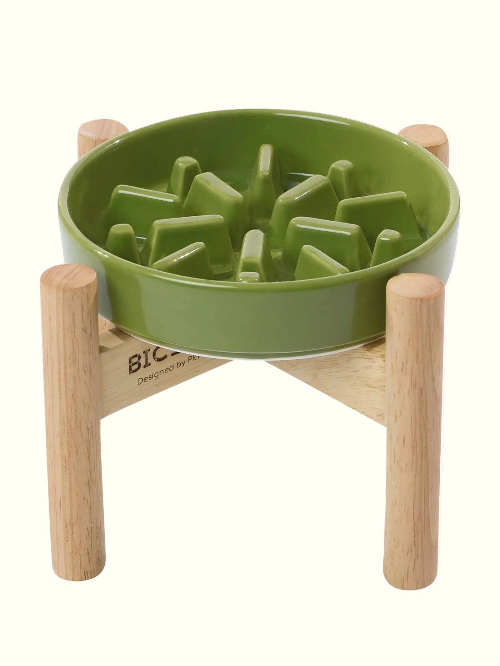 Slow Feeder Dog Bowl - Green