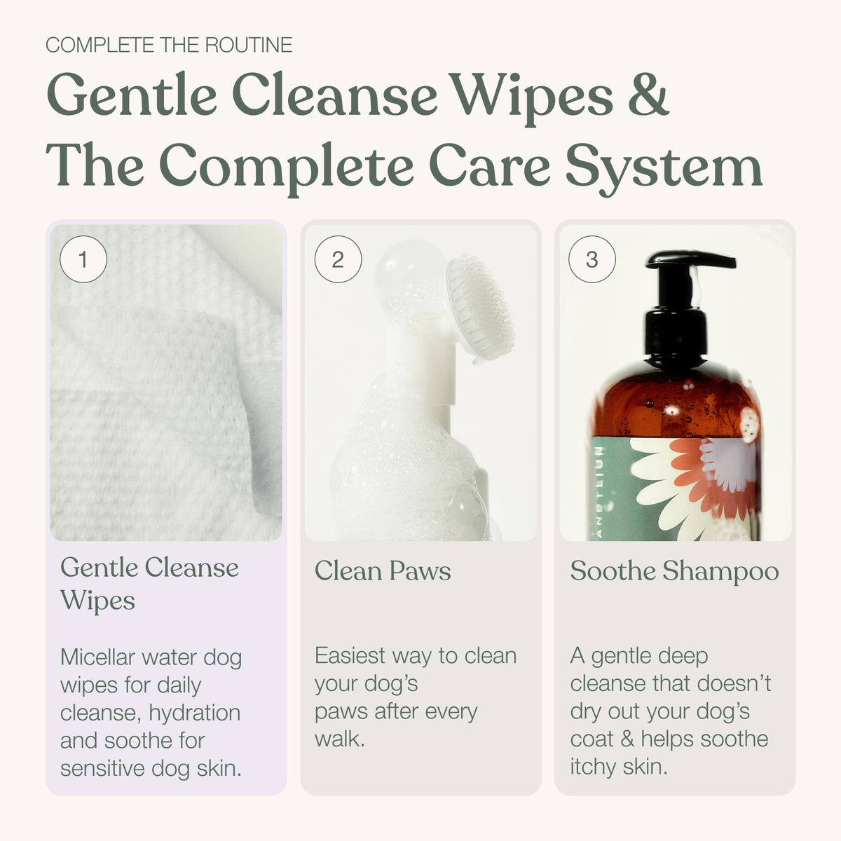 Gentle Cleanse Dog Wipes - 90 Wipes